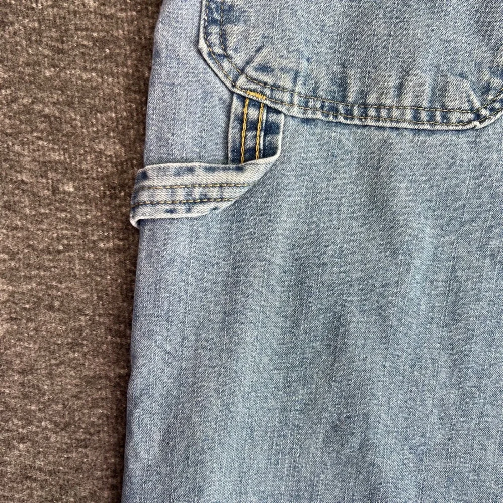 Wrangler Jeans Men Fits42x31.5 Light Carpenter Workwear Denim Western Rodeo Farm
